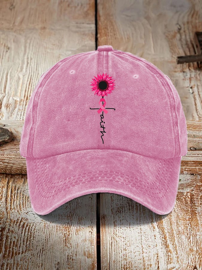 Faith Breast Cancer Awareness Hat