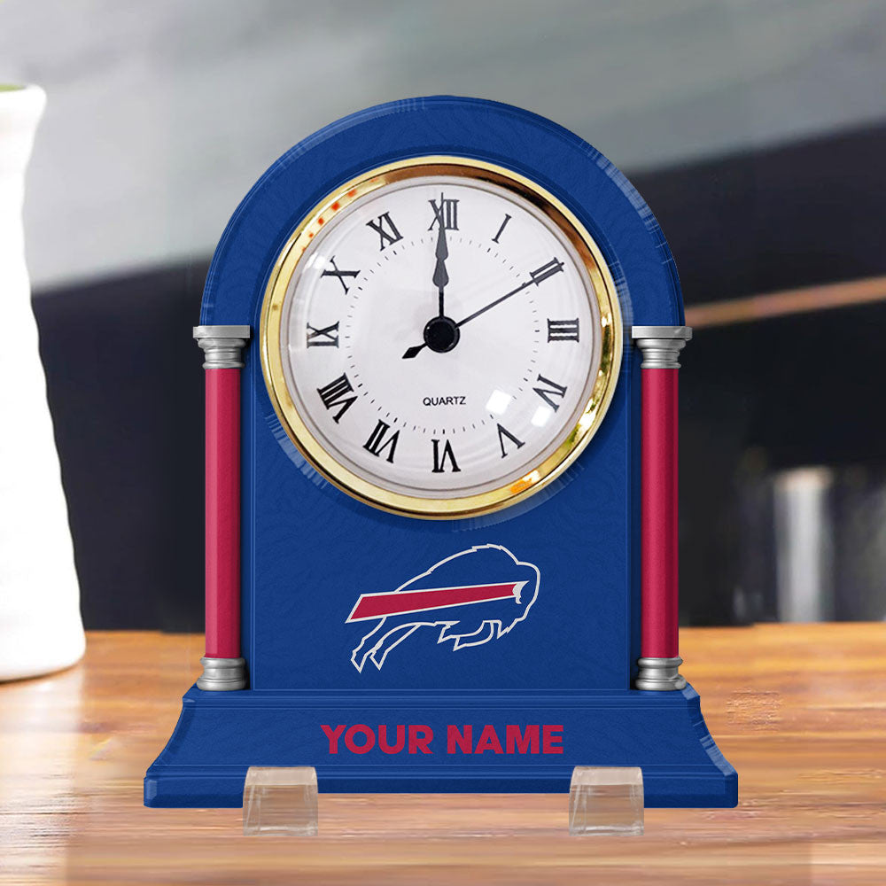 NFL All Team New Acrylic Clock Plaque For Home Custom Any Name 04