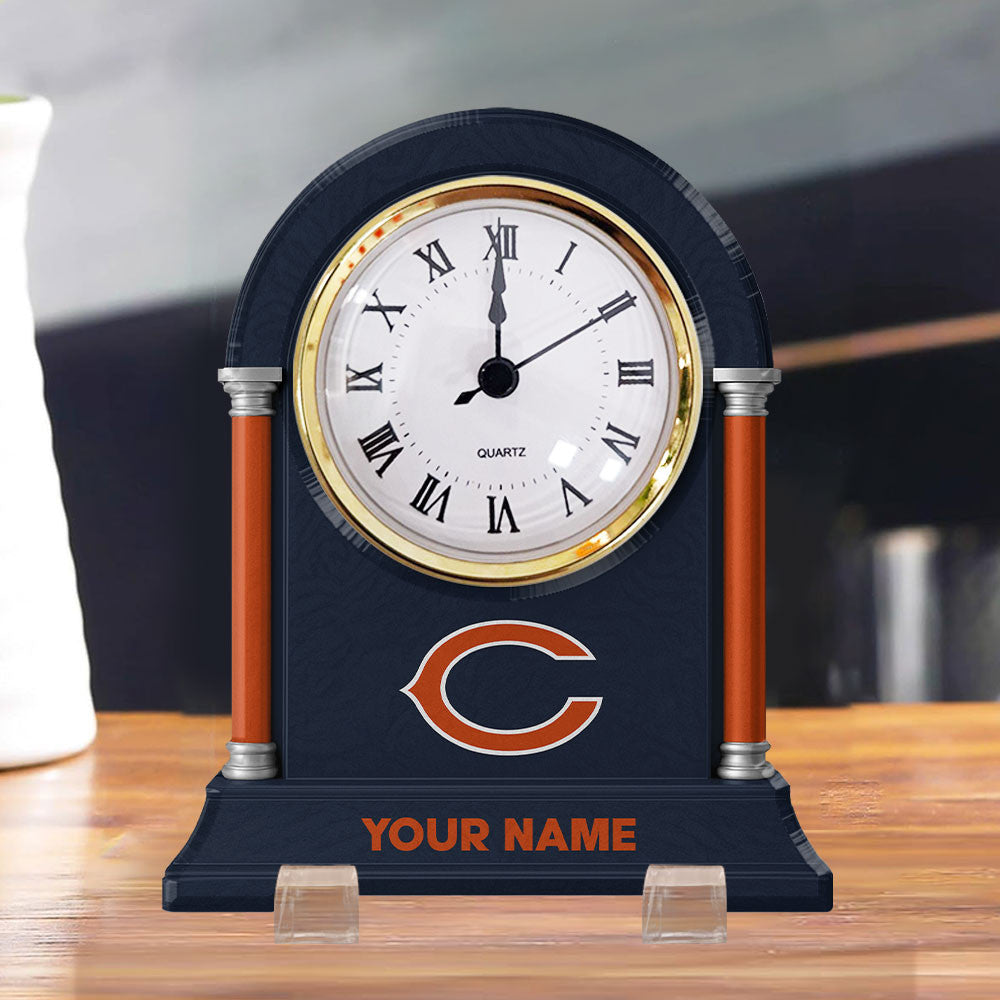 NFL All Team New Acrylic Clock Plaque For Home Custom Any Name 02