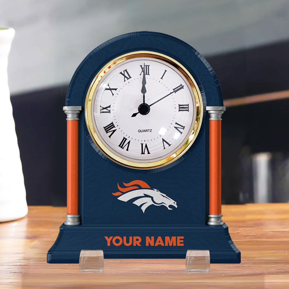 NFL All Team New Acrylic Clock Plaque For Home Custom Any Name 05
