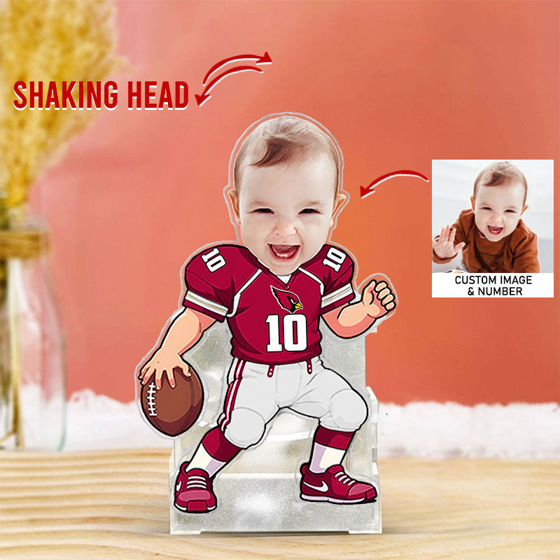 US Football Team Cute Shaking Head Standee Upload Any Photo Gift For Fan 02