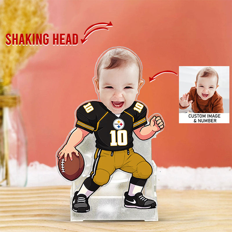 US Football Team Cute Shaking Head Standee Upload Any Photo Gift For Fan 23