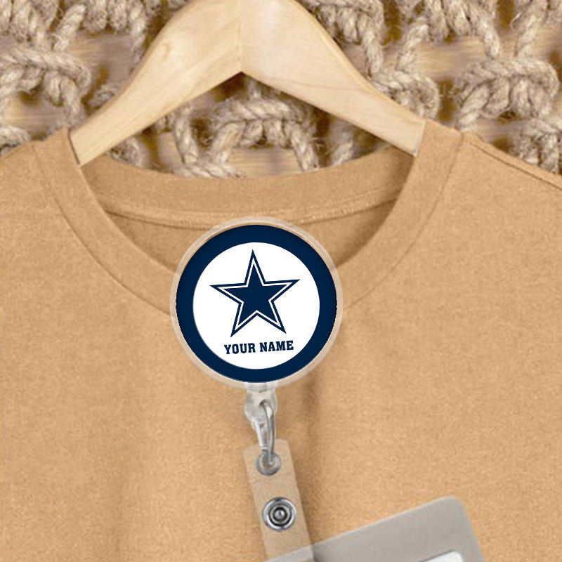 American Football Badge Reel Personalized Name Gift For Fans 06