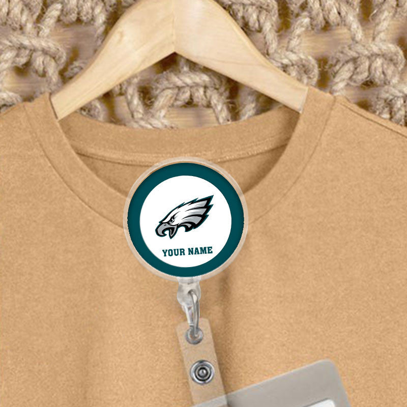 American Football Badge Reel Personalized Name Gift For Fans 19