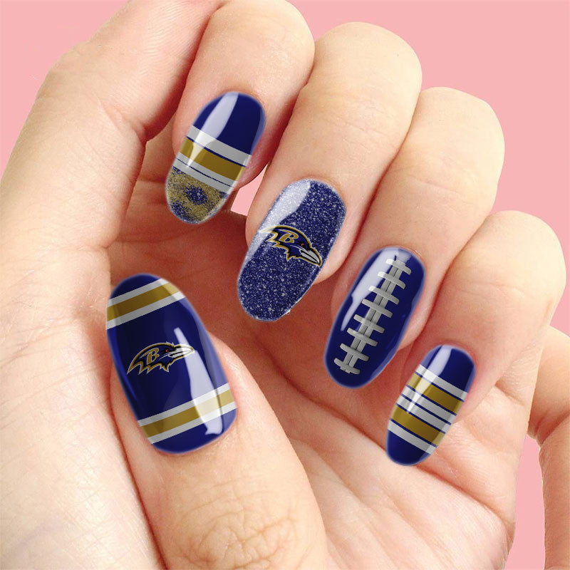 NFL All Team Nail Box Full Set Gift For Fan 04