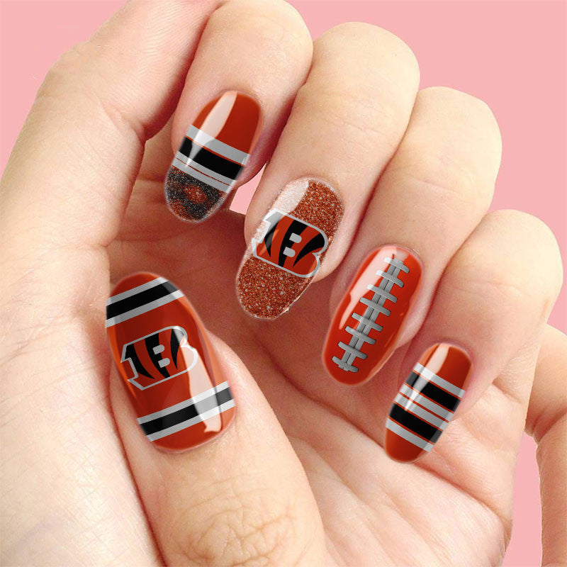 NFL All Team Nail Box Full Set Gift For Fan 08