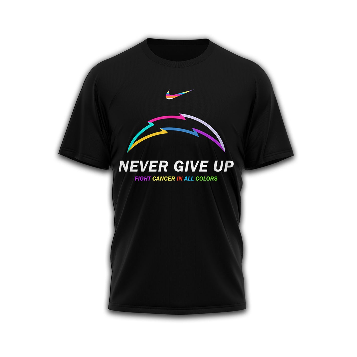 Los Angeles Chargers | Premium Fight Cancer In All Colors 3D Shirt TD