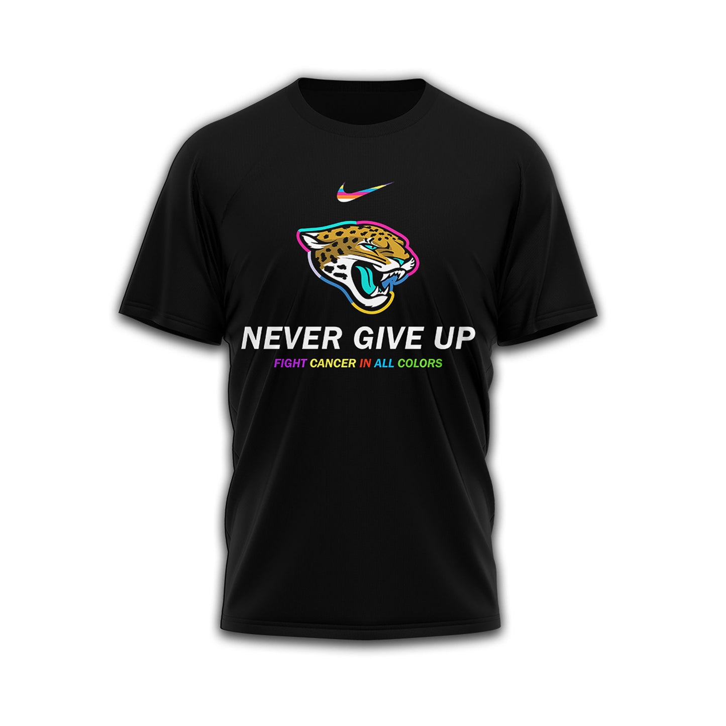 Jacksonville Jaguars | Premium Fight Cancer In All Colors 3D Shirt TD