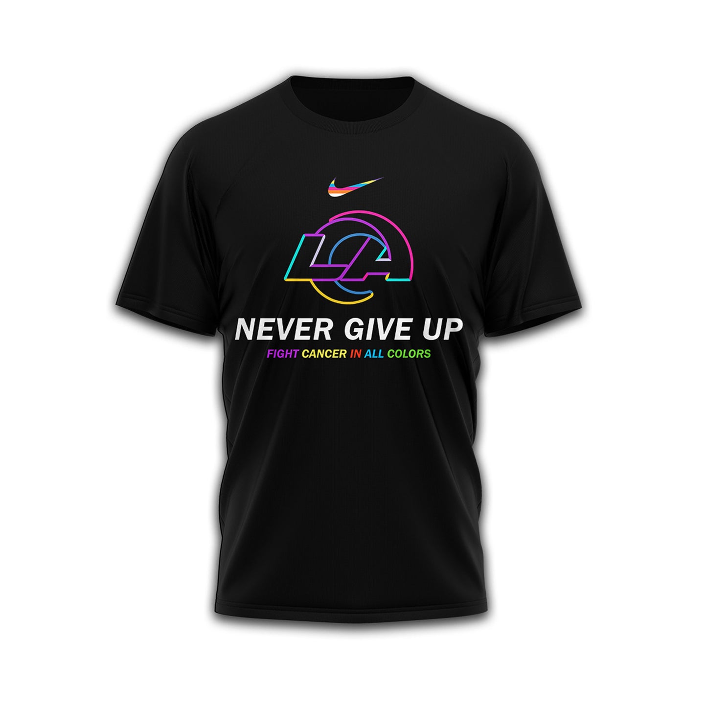 Los Angeles Rams | Premium Fight Cancer In All Colors 3D Shirt TD