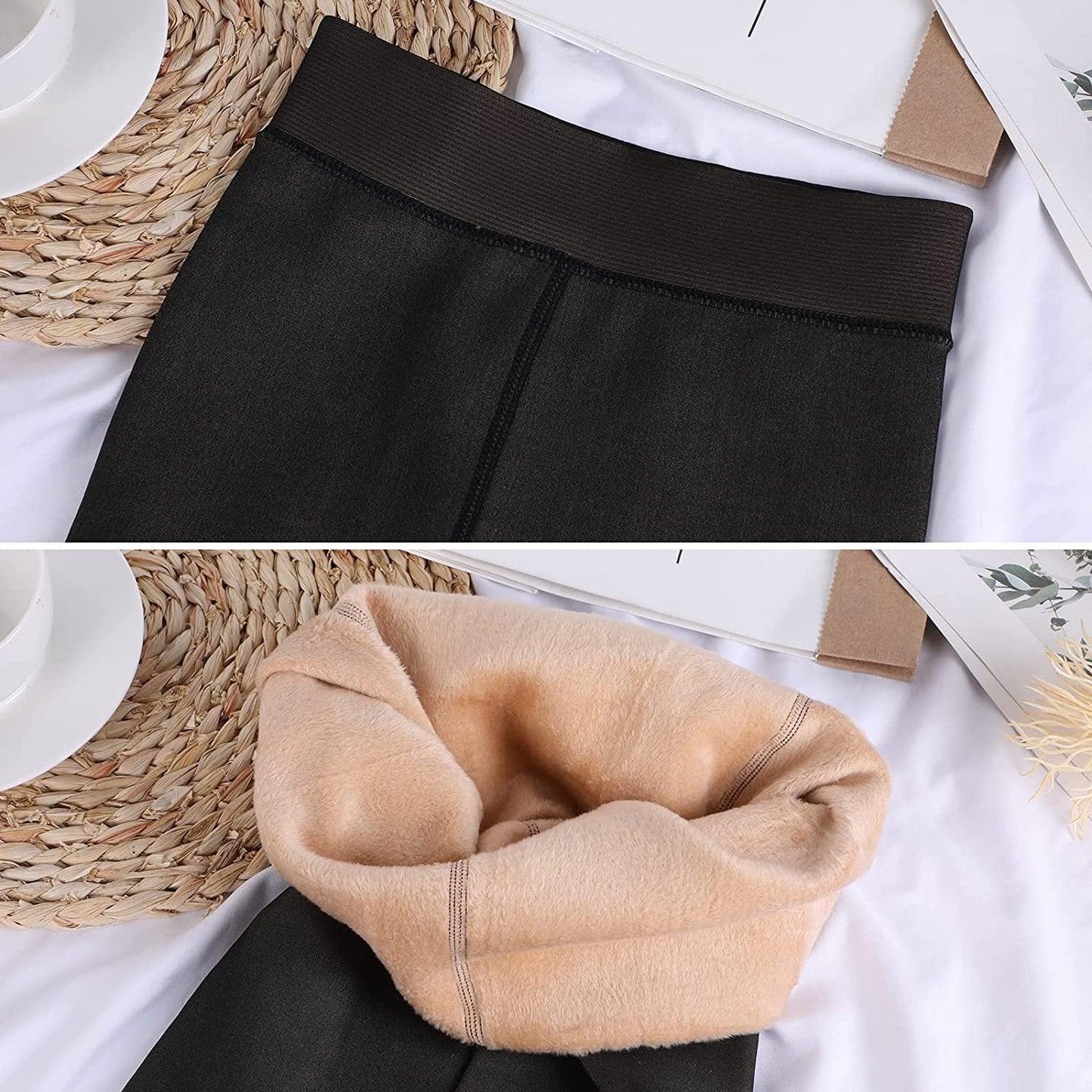 Women's Leggings sexy warm silk thick high waist tights winter pant
