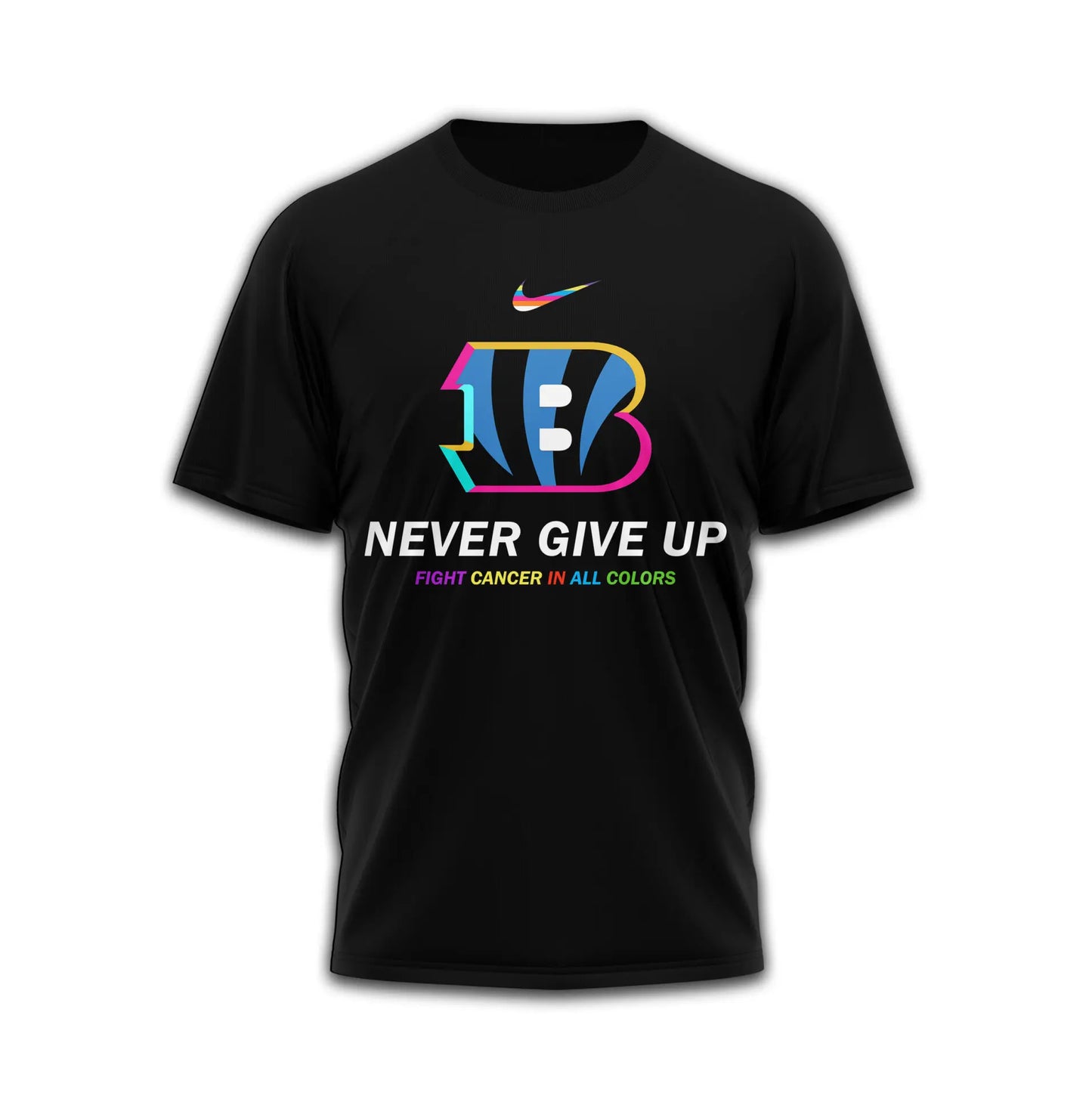 Cincinnati Bengals | Premium Fight Cancer In All Colors 3D Shirt TD