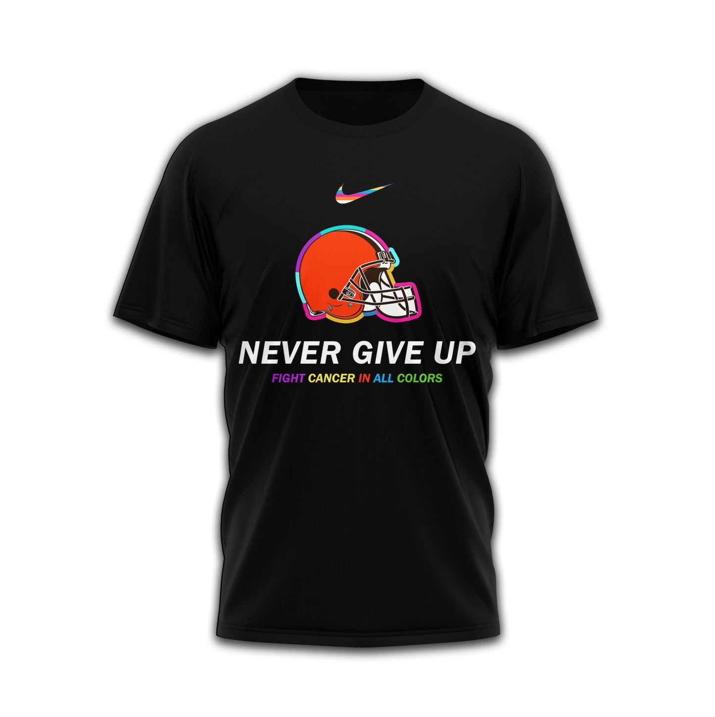 Cleveland Browns | Premium Fight Cancer In All Colors 3D Shirt TD