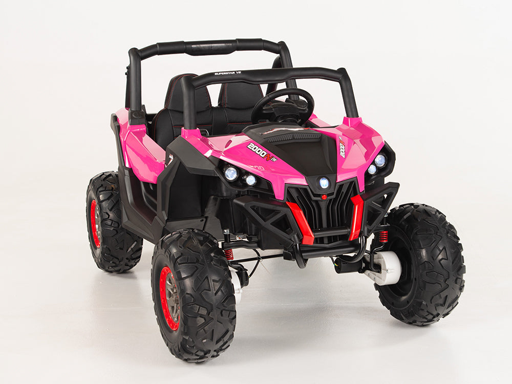 2 Seater ATV Ride On UTV Quad Electric Buggy Truck W/Parental Control