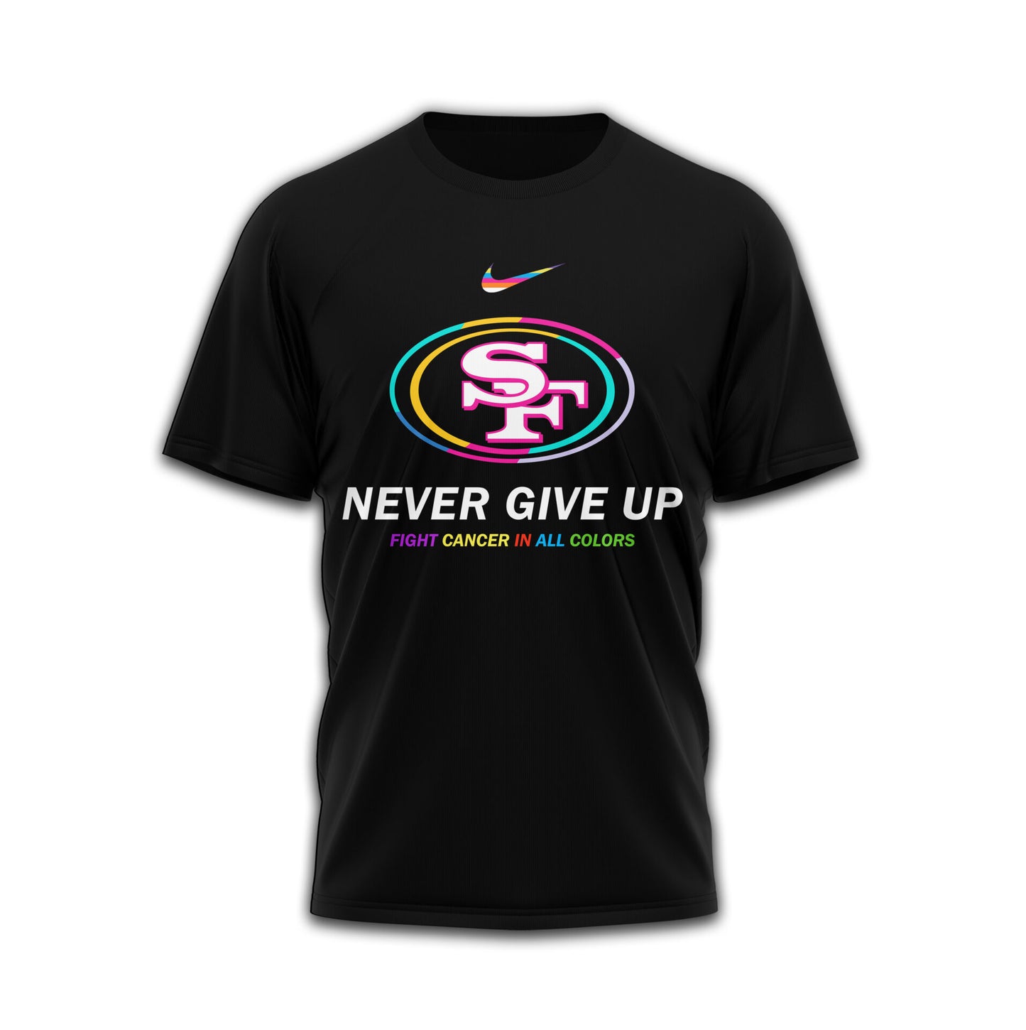 San Francisco 49ers | Premium Fight Cancer In All Colors 3D Shirt TD