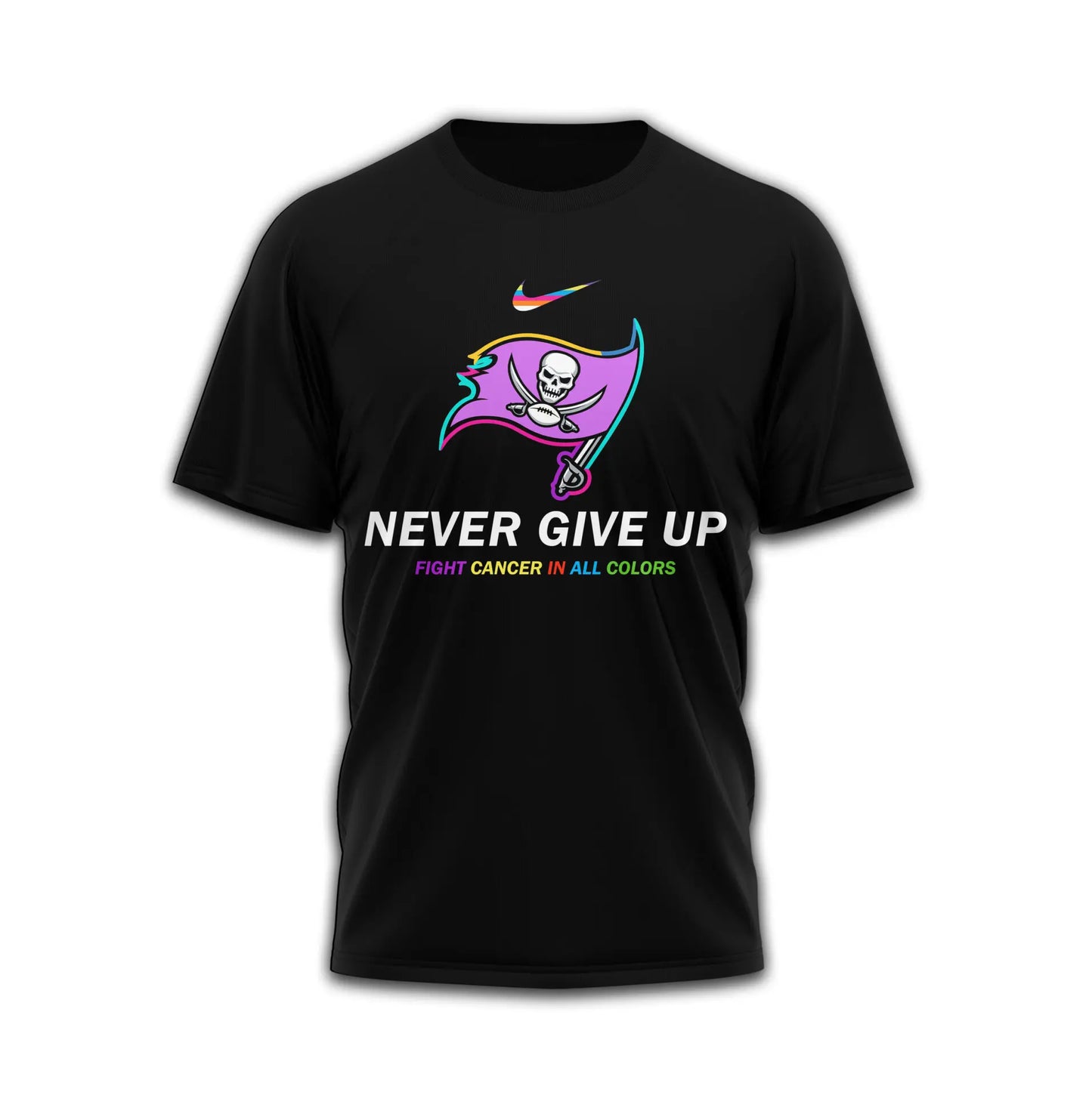 Tampa Bay Buccaneers | Premium Fight Cancer In All Colors 3D Shirt TD