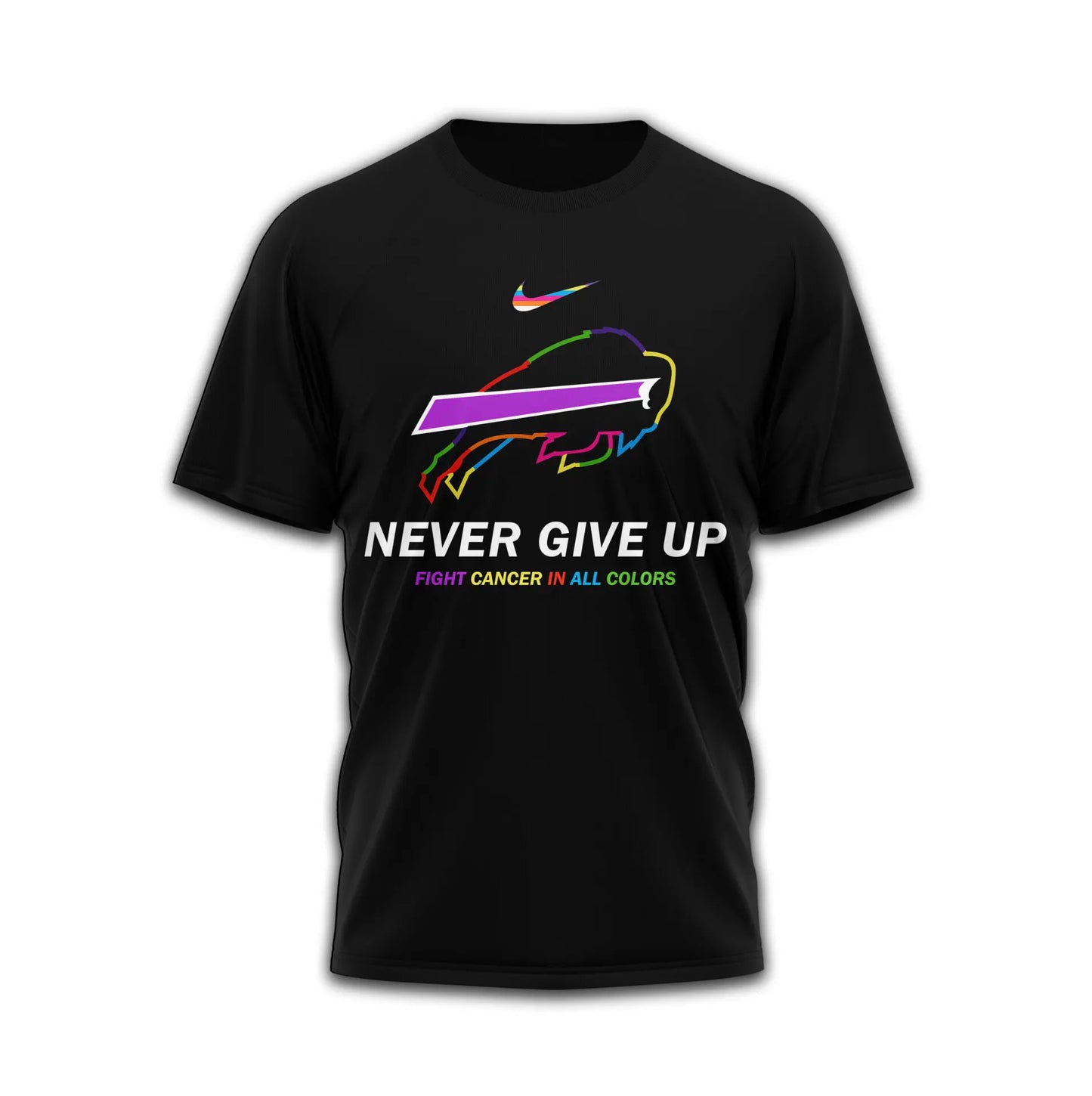 Buffalo Bills | Premium Fight Cancer In All Colors 3D Shirt TD