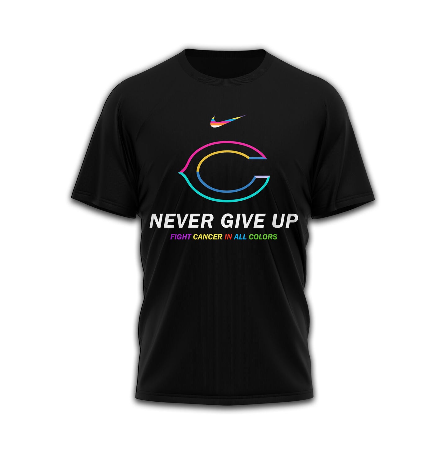 Chicago Bears | Premium Fight Cancer In All Colors 3D Shirt TD