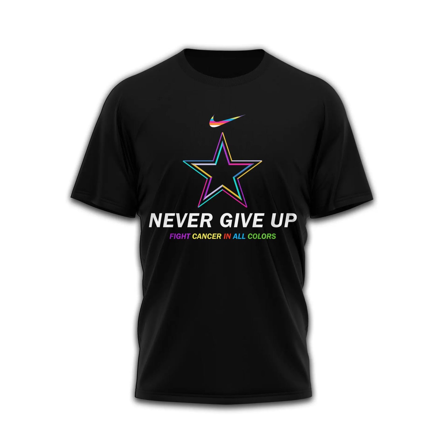 Dallas Cowboys | Premium Fight Cancer In All Colors 3D Shirt TD
