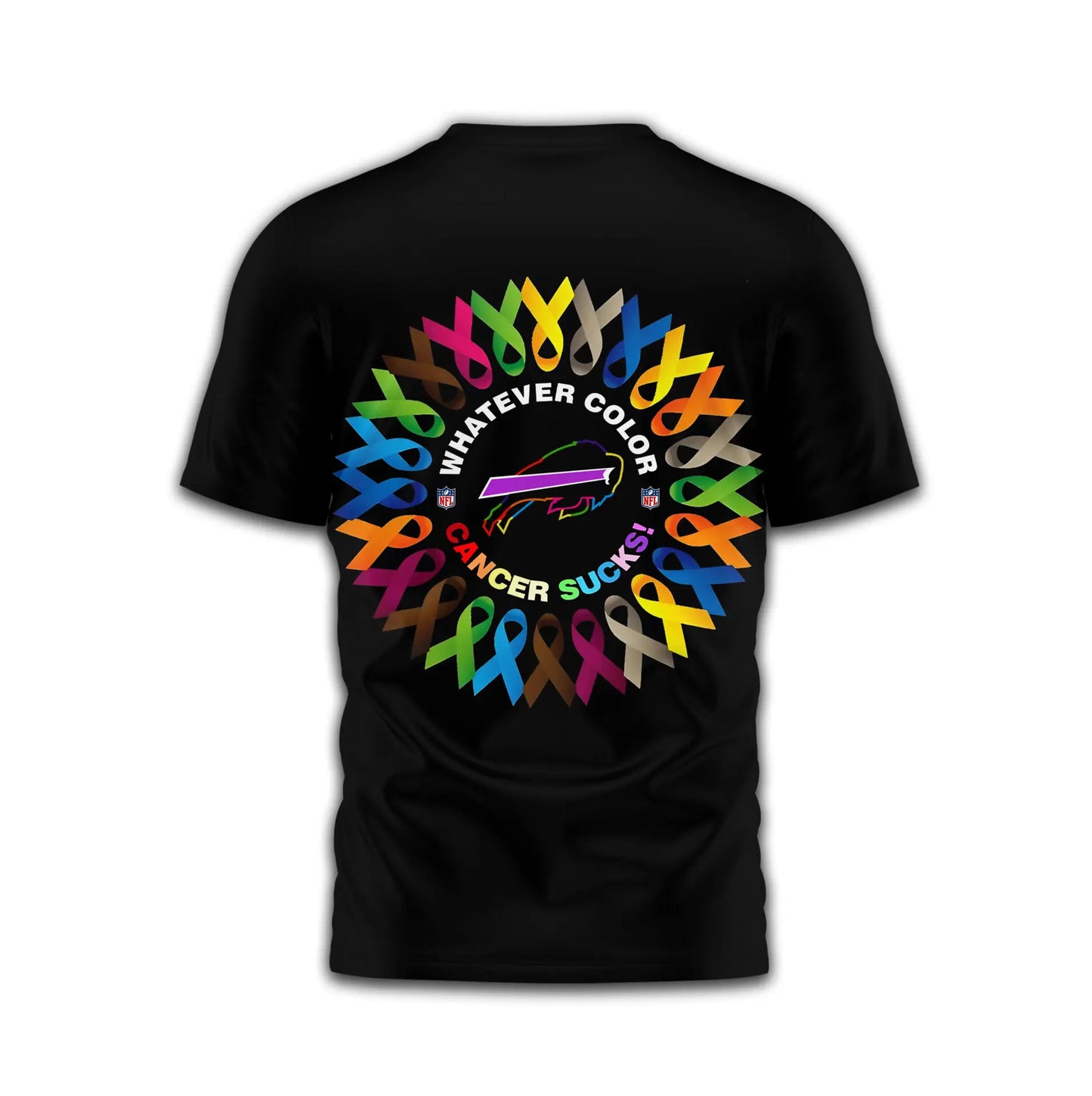 Buffalo Bills | Premium Fight Cancer In All Colors 3D Shirt TD