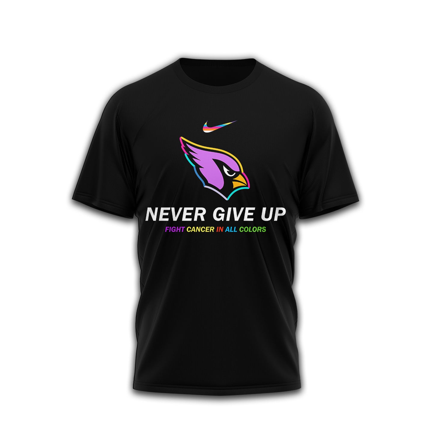 Arizona Cardinals | Premium Fight Cancer In All Colors 3D Shirt TD