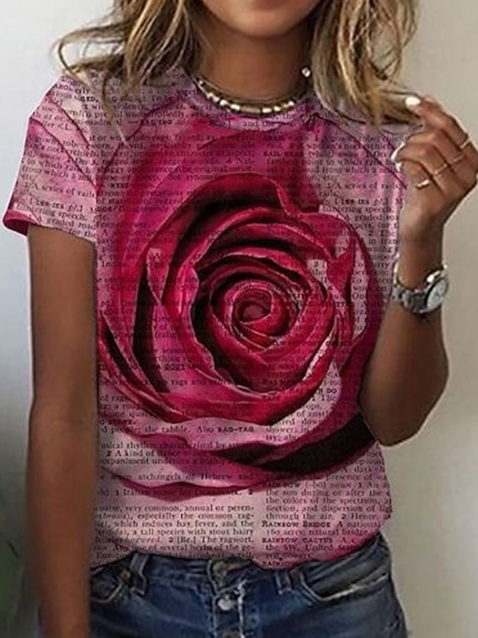 Breast Cancer Women's Printed T-Shirt