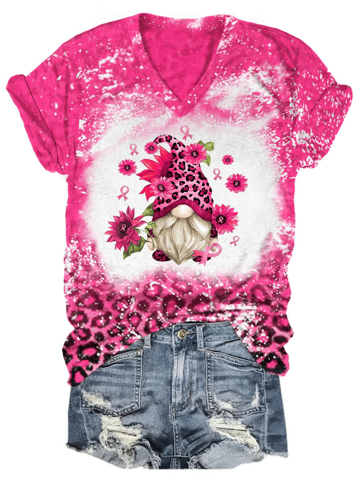 Breast Cancer Women's Printed T-Shirt