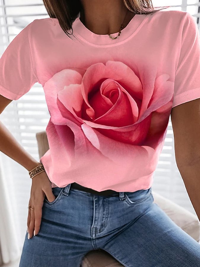 Breast Cancer Women's Printed T-Shirt