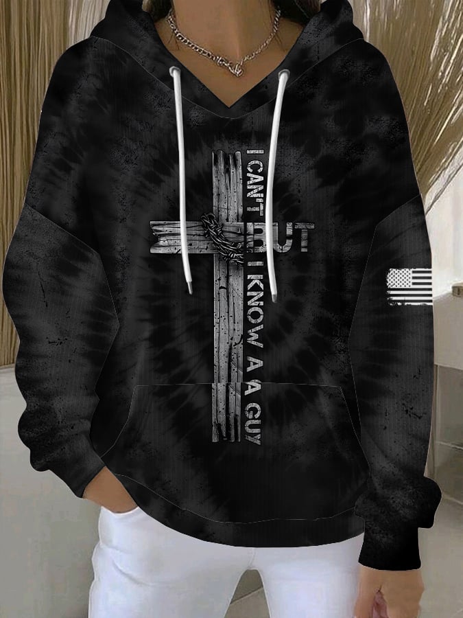 Women's I Can't, But I Know A Guy Print Sweatshirt