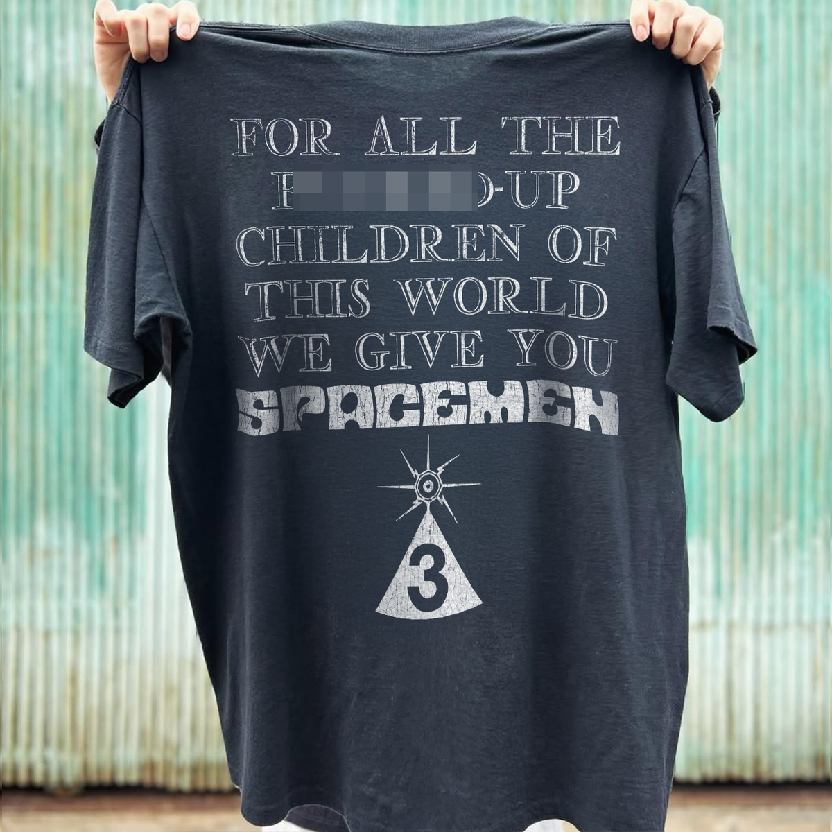 1988 Spacemen 3 Grail Rare Washed Black T-Shirt