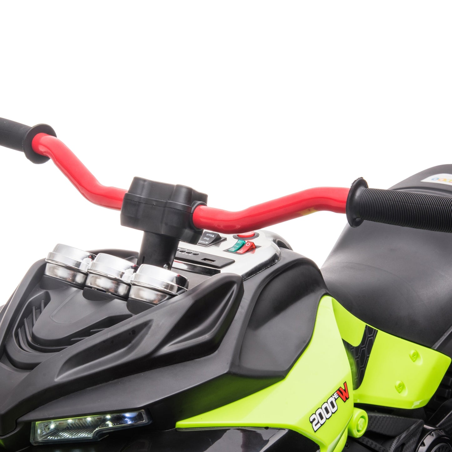 24V Spider 2 Seater Ride-On 3 Wheel Motorcycle