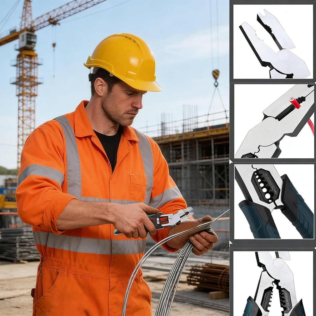9-in-1 Heavy-Duty Multi-Function Pliers,Hand Tool for DIY & Home Repairs