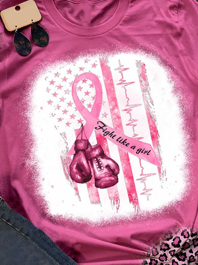 Women's Casual Printed Short Sleeve T-Shirt