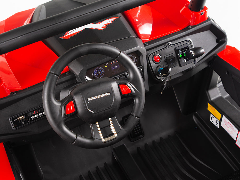 2 Seater ATV Ride On UTV Quad Electric Dune Buggy W/Parental Control