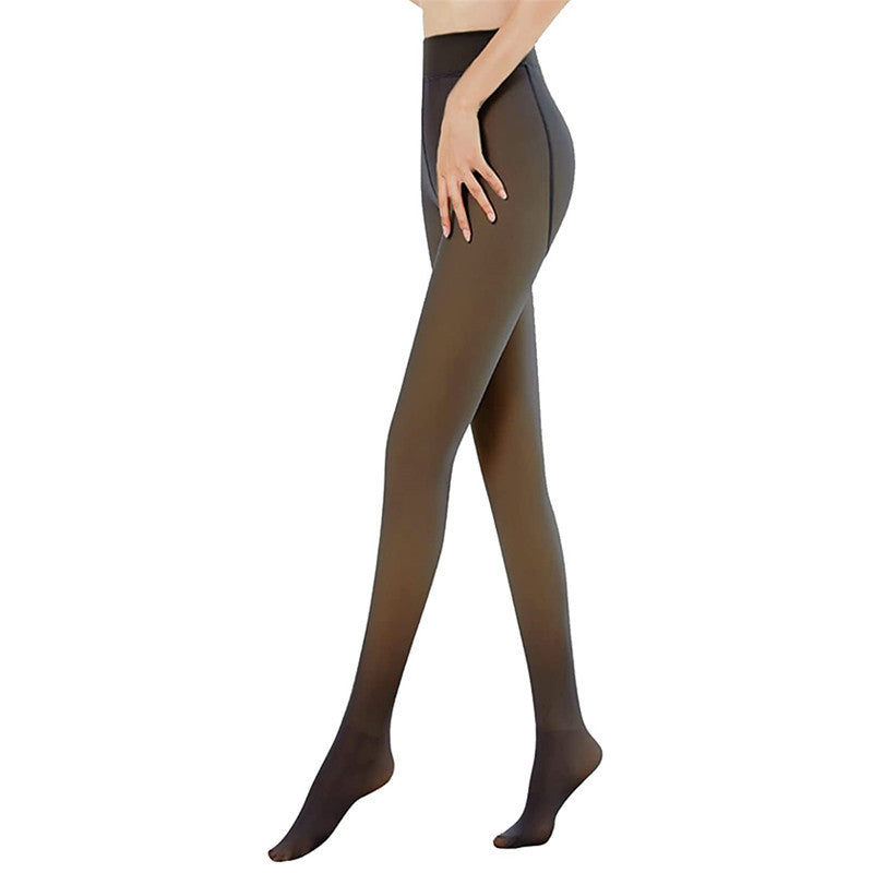 Women's Leggings sexy warm silk thick high waist tights winter pant