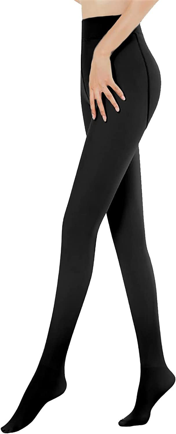Women's Leggings sexy warm silk thick high waist tights winter pant