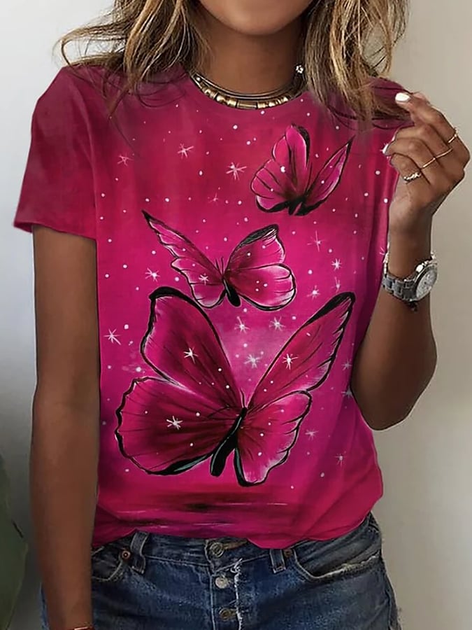 Breast Cancer Women's Printed T-Shirt