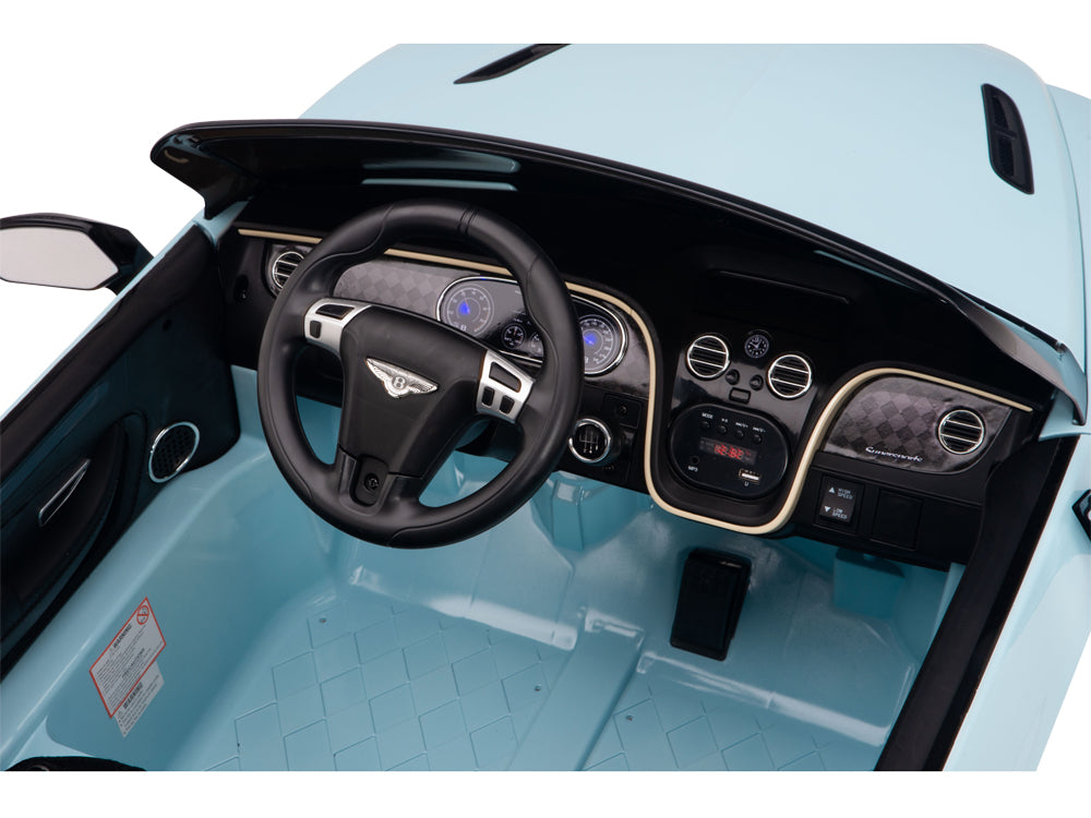 2 Seater Bentley Continental Ride On Car For Children W/Wireless Parental Control