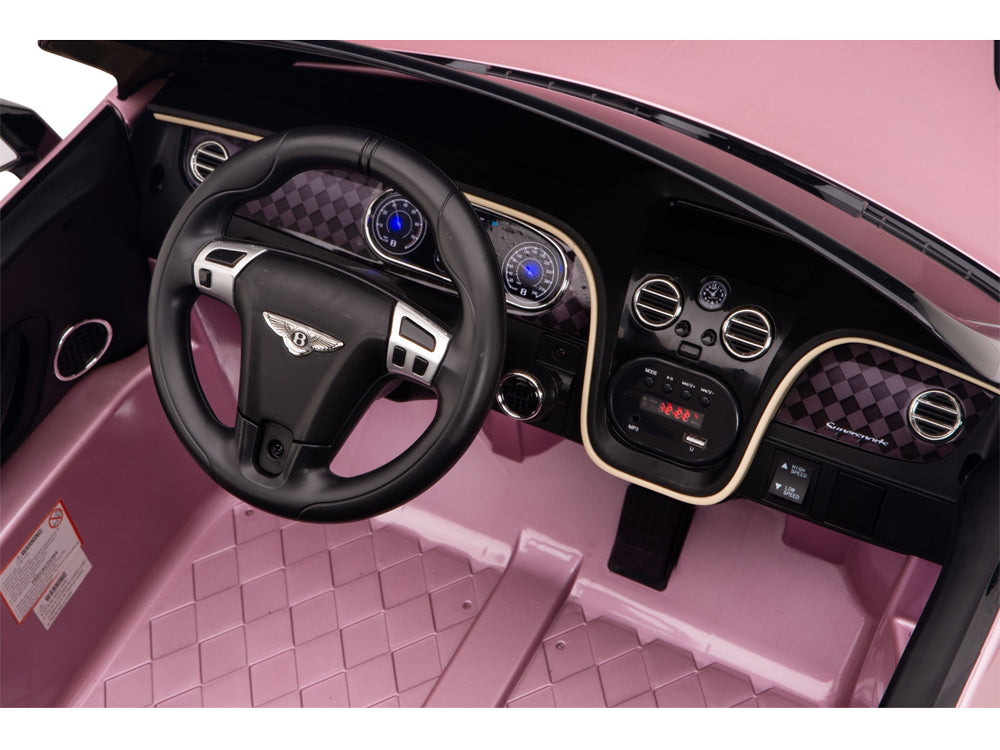 2 Seater Bentley Continental Ride On Car For Children W/Wireless Parental Control