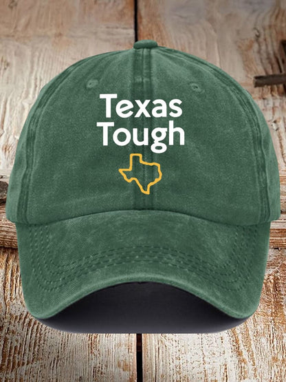 🙏💔Join us in praying for Texas.🙏Retro Texas Tough Print Baseball Cap