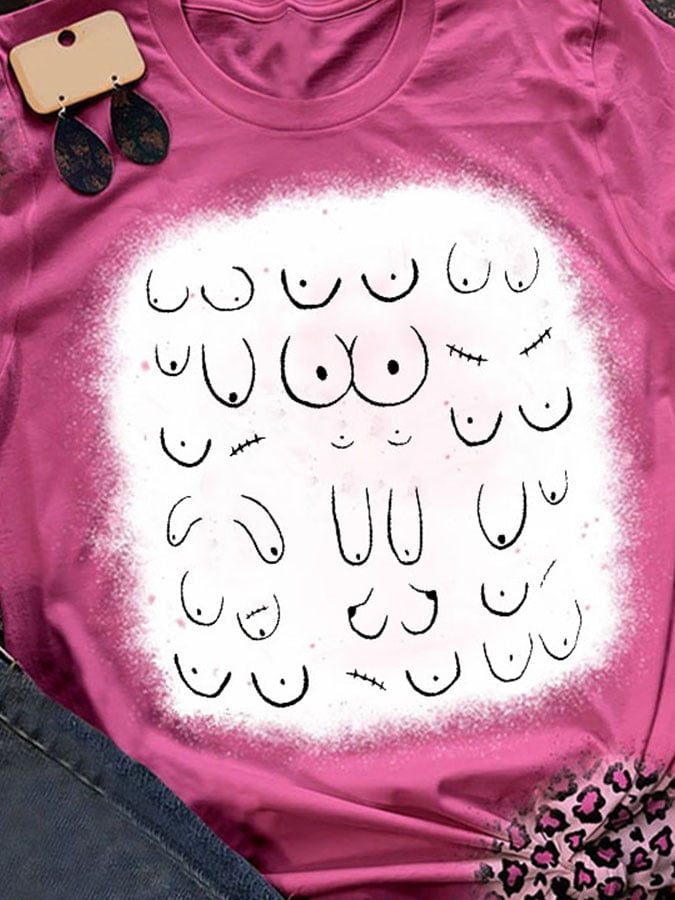 Women's Casual Printed Short Sleeve T-Shirt