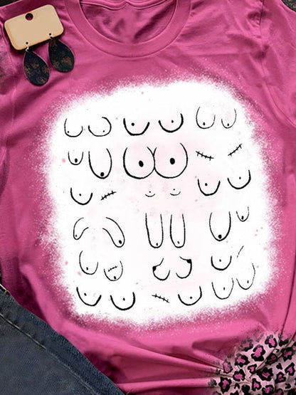 Women's Casual Printed Short Sleeve T-Shirt