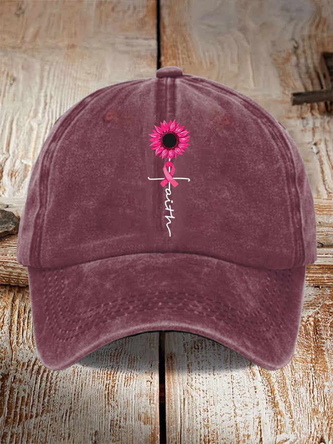 Faith Breast Cancer Awareness Hat