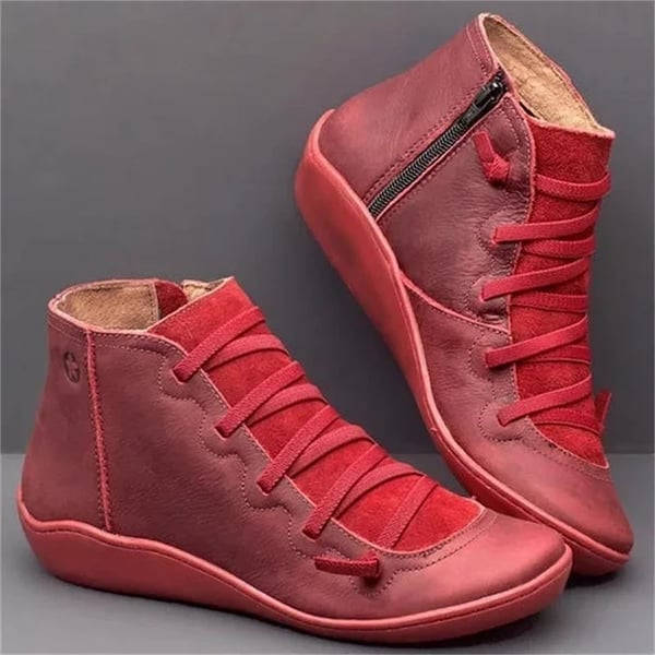 Women's Comfortable leather arch support boots
