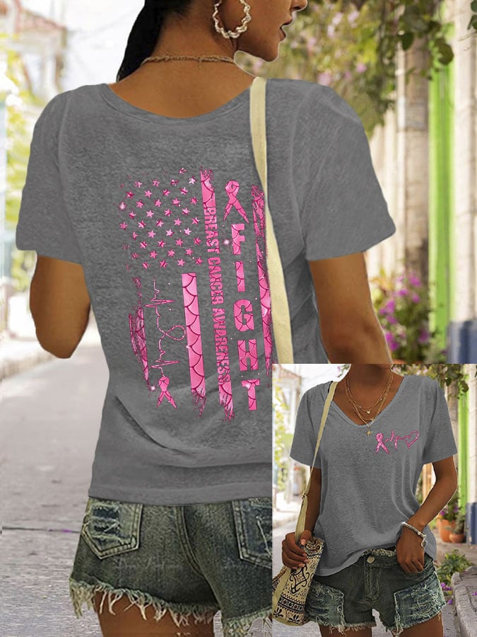 Women's Casual Printed Short Sleeve T-Shirt