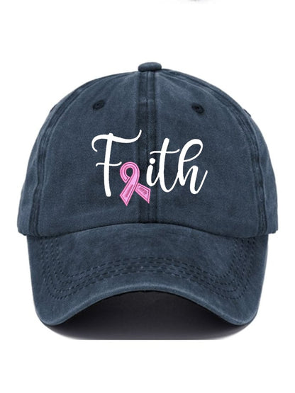 Fight Breast Cancer Print Baseball Cap