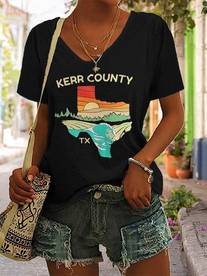 Women's Texas Strong Print T-shirt