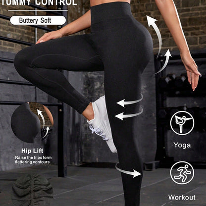 Women's leggings elegant sports yoga tight running pants high waist