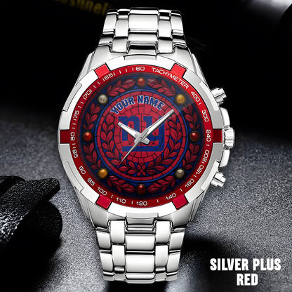 NFL Men Luxury Hand Watch All Colors Custom Any Name Gift For Fans