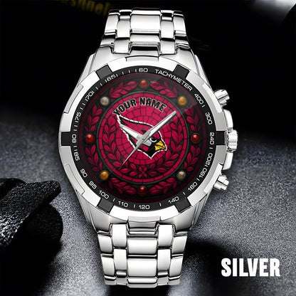 NFL Men Luxury Hand Watch All Colors Custom Any Name Gift For Fans