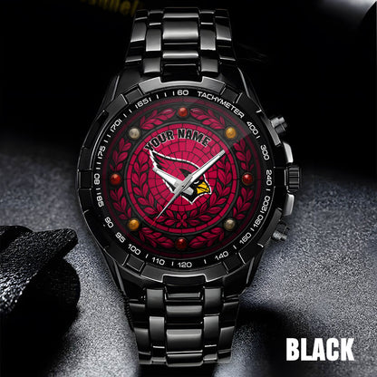 NFL Men Luxury Hand Watch All Colors Custom Any Name Gift For Fans